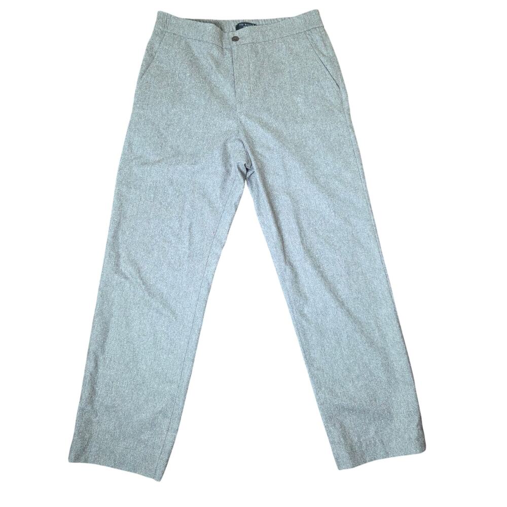 Women's Authentic Ted Baker London Brown Wool Blend Dress Pants - Size 30R